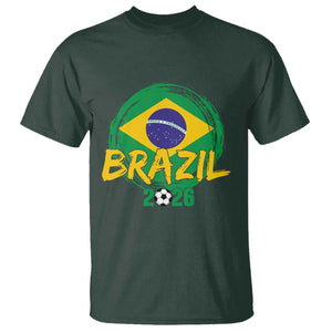 Brazil Soccer Fan Brasil Flag T Shirt Brazilian Football Game Day Supporter TS14 Print Your Wear