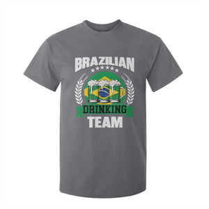 Brazil Drinking Team T Shirt For Kid Funny Brazilian Flag Beer Party Gift TS14 Print Your Wear