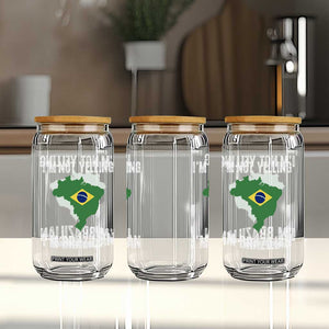 I'm Not Yelling I'm Brazilian Glass Can Funny Brazil Pride TS14 Print Your Wear