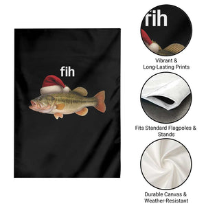 Funny Misspelled Fish Christmas Meme Garden Flag TS14 Print Your Wear