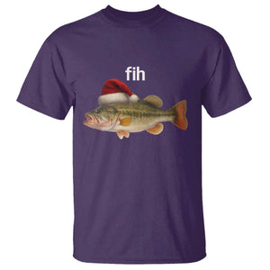 Funny Misspelled Fish Christmas Meme T Shirt TS14 Purple Print Your Wear