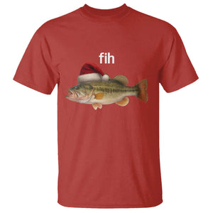 Funny Misspelled Fish Christmas Meme T Shirt TS14 Red Print Your Wear