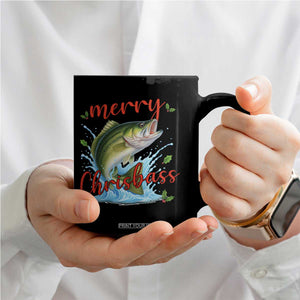 Bass Fish Christmas Coffee Mug Merry Chrisbass TS14 Print Your Wear