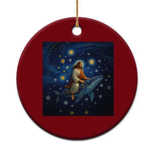 Jesus Christian Ceramic Ornament Stary Night Van Gogh Xmas TS14 1pc Red Print Your Wear