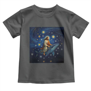 Jesus Christian Toddler T Shirt Stary Night Van Gogh Christmas TS14 Dark Heather Print Your Wear