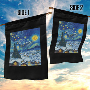 Whale Christmas Garden Flag Stary Night Van Gogh Christmas TS14 Print Your Wear