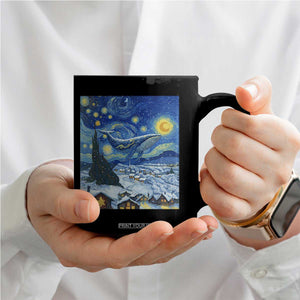 Whale Christmas Coffee Mug Stary Night Van Gogh Christmas TS14 Print Your Wear