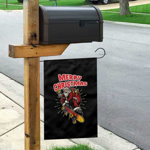 Santa Skateboarding Christmas Garden Flag Funny Skater Xmas TS14 Print Your Wear