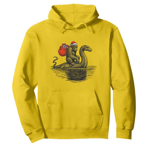 Funny Bigfoot Christmas Hoodie Sasquatch Loch Ness Cryptid Xmas TS14 Daisy Print Your Wear