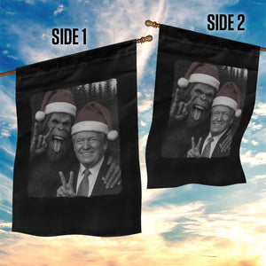 Funny Bigfoot Selfie Christmas Garden Flag Sasquatch Trump Meme TS14 Print Your Wear