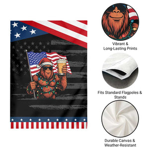 Bigfoot Beer Christmas Garden Flag Sasquatch American Flag Patriotic TS14 Print Your Wear