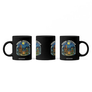 Funny Bigfoot Christmas Coffee Mug Sasquatch Alien Merry Cryptmas TS14 Print Your Wear