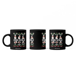 Pain Scale Snowman Coffee Mug Funny ICU Nurse Christmas TS14 Print Your Wear