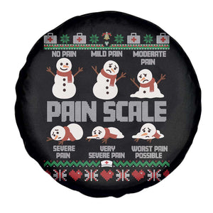 Pain Scale Snowman Spare Tire Cover Funny ICU Nurse Christmas TS14 Print Your Wear