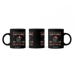 Let It Flow Christmas Coffee Mug Anatomy Heart Cardiac Nurse Santa Xmas TS14 Print Your Wear