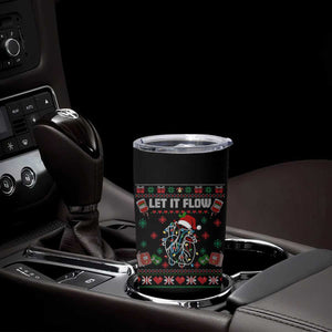 Let It Flow Christmas Tumbler Cup Anatomy Heart Cardiac Nurse Santa Xmas TS14 Print Your Wear