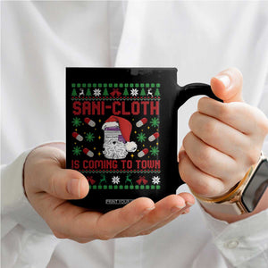 Sani-cloth Is Coming To Town Coffee Mug Funny Nurse Christmas TS14 Print Your Wear
