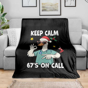 67 Six Seven Goose Nurse Christmas Meme Throw Blanket TS14 Print Your Wear