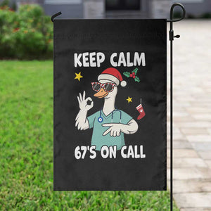 67 Six Seven Goose Nurse Christmas Meme Garden Flag TS14 Print Your Wear
