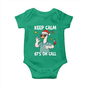 67 Six Seven Goose Nurse Christmas Meme Baby Onesie TS14 Irish Green Print Your Wear