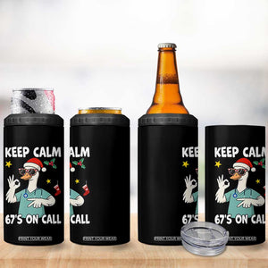 67 Six Seven Goose Nurse Christmas Meme 4 in 1 Can Cooler Tumbler TS14 Print Your Wear