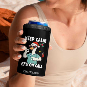 67 Six Seven Goose Nurse Christmas Meme 4 in 1 Can Cooler Tumbler TS14 Print Your Wear