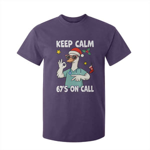 67 Six Seven Goose Nurse Christmas Meme T Shirt For Kid TS14 Purple Print Your Wear
