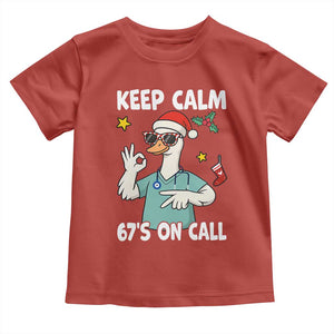 67 Six Seven Goose Nurse Christmas Meme Toddler T Shirt TS14 Red Print Your Wear