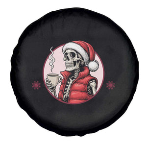Funny Skeleton Christmas Spare Tire Cover Ho Ho Hold Your Breath Radiolocy Dept TS14 Print Your Wear