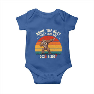 67 New Year Baby Onesie Funny Six Seven Bruh Bigfoot Meme TS14 Royal Blue Print Your Wear