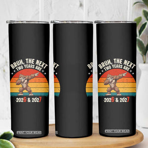 67 New Year Skinny Tumbler Funny Six Seven Bruh Bigfoot Meme TS14 Print Your Wear