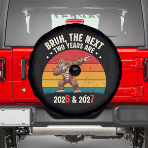 67 New Year Spare Tire Cover Funny Six Seven Bruh Bigfoot Meme TS14 Black Print Your Wear