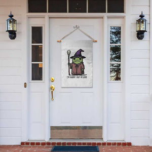 I Am Burnt Out M'lord Garden Flag Funny Wizard Frog Meme TS14 Print Your Wear