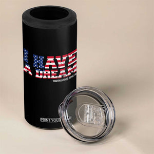 Martin Luther King Jr 4 in 1 Can Cooler Tumbler Black History African American TS14 Print Your Wear