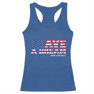 Martin Luther King Jr Racerback Tank Top Black History African American TS14 Royal Blue Print Your Wear