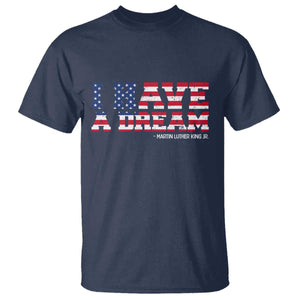 Martin Luther King Jr T Shirt Black History African American TS14 Navy Print Your Wear