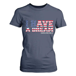 Martin Luther King Jr T Shirt For Women Black History African American TS14 Navy Print Your Wear