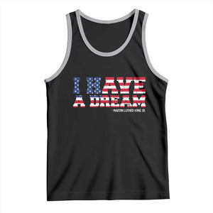 Martin Luther King Jr Tank Top Black History African American TS14 Black Athletic Heather Print Your Wear