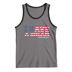 Martin Luther King Jr Tank Top Black History African American TS14 Deep Heather Black Print Your Wear
