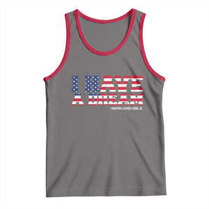 Martin Luther King Jr Tank Top Black History African American TS14 Deep Heather Red Print Your Wear