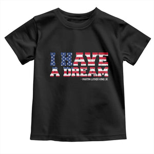 Martin Luther King Jr Toddler T Shirt Black History African American TS14 Black Print Your Wear