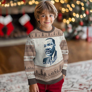 Martin Luther King Jr Ugly Christmas Sweater We Still Have A Dream TS14 Mocha Mousse Print Your Wear