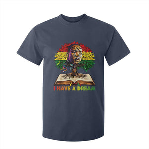 Martin Luther King Jr T Shirt For Kid Black History Month Melanin African TS14 Navy Print Your Wear