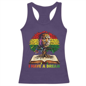 Martin Luther King Jr Racerback Tank Top Black History Month Melanin African TS14 Purple Print Your Wear