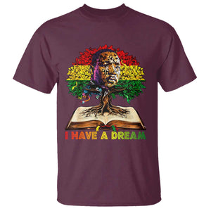 Martin Luther King Jr T Shirt Black History Month Melanin African TS14 Maroon Print Your Wear