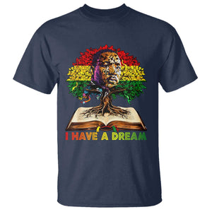 Martin Luther King Jr T Shirt Black History Month Melanin African TS14 Navy Print Your Wear