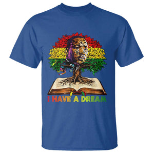 Martin Luther King Jr T Shirt Black History Month Melanin African TS14 Royal Blue Print Your Wear