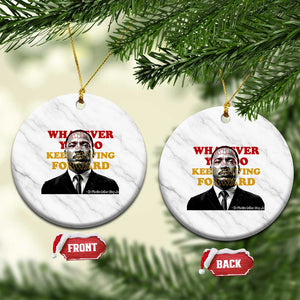 Martin Luther King Jr Ceramic Ornament Whatever You Do Keep Moving Forward TS14 1pc White Marble Print Your Wear