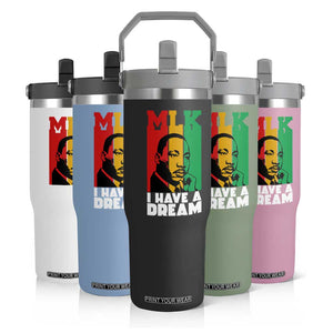 Martin Luther King Jr Flip Straw Tumbler I Have Dream MLK Quote TS14 Print Your Wear