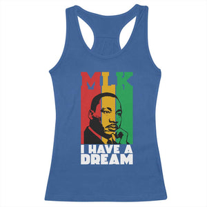 Martin Luther King Jr Racerback Tank Top I Have Dream MLK Quote TS14 Royal Blue Print Your Wear